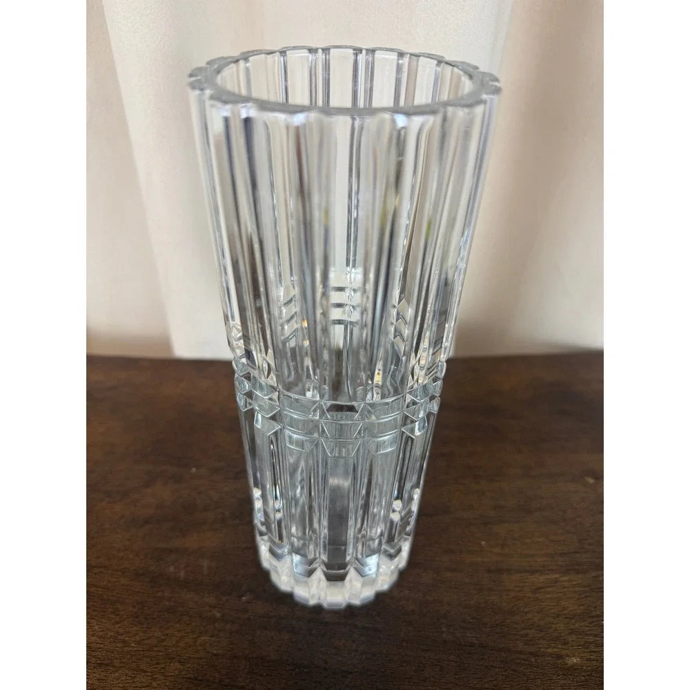 Cristal D'Arques 1970's French Montparnasse Art Deco‎ Crystal Vase 9
